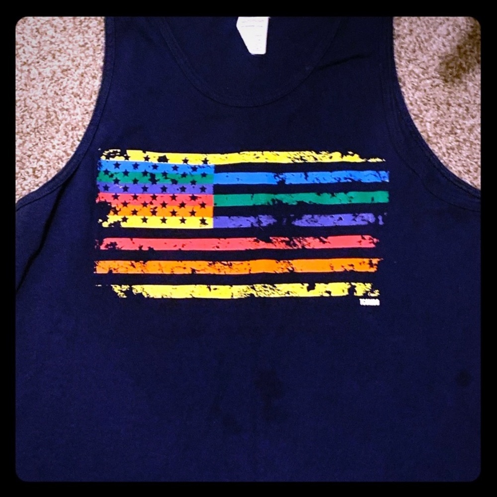Navy Men’s Pride Tank